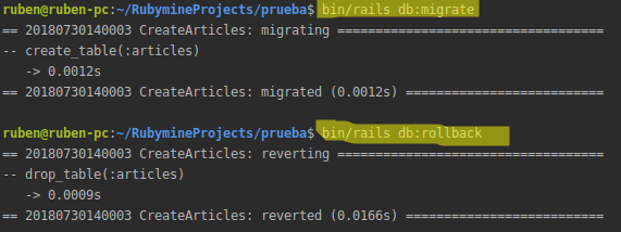 Crear Modelos en Ruby on Rails - Rubén Tejera Cordero